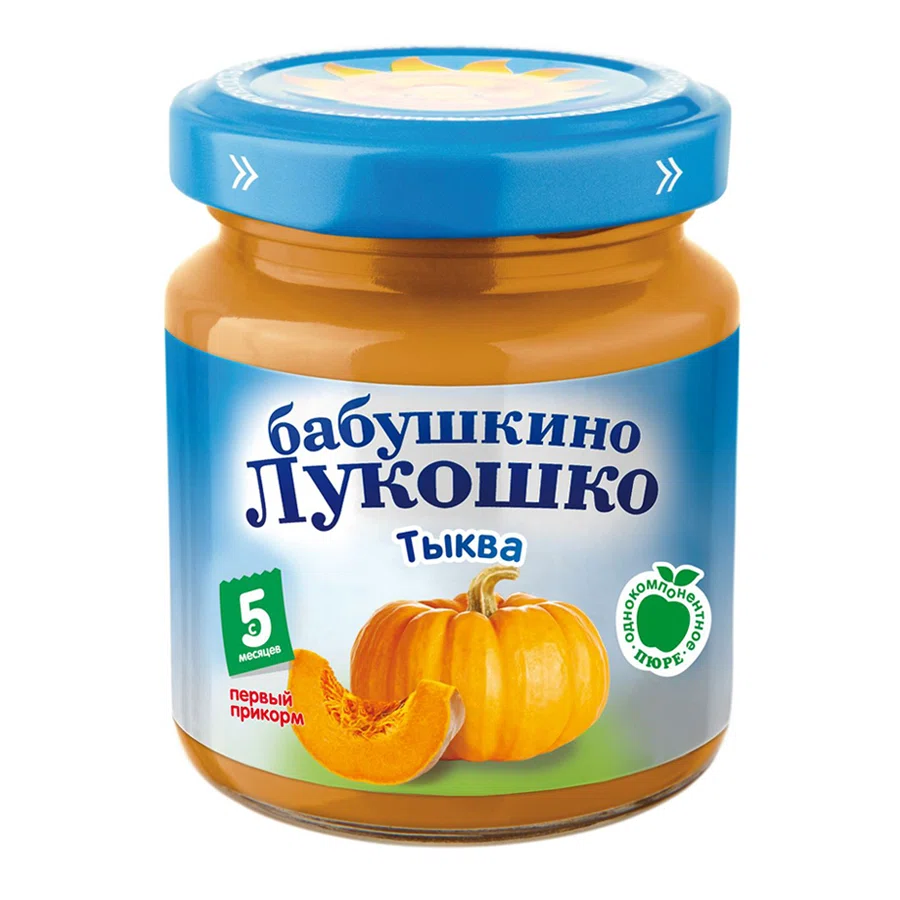 БАБУШКИНО ЛУКОШКО Пюре тыква с 5 месяцев 100гр