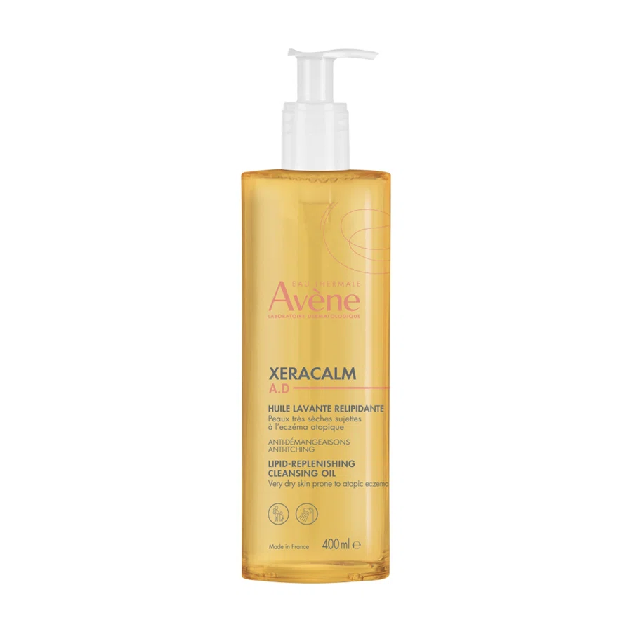 AVENE XERACALM A.D. Масло очищающее для лица и тела 400мл