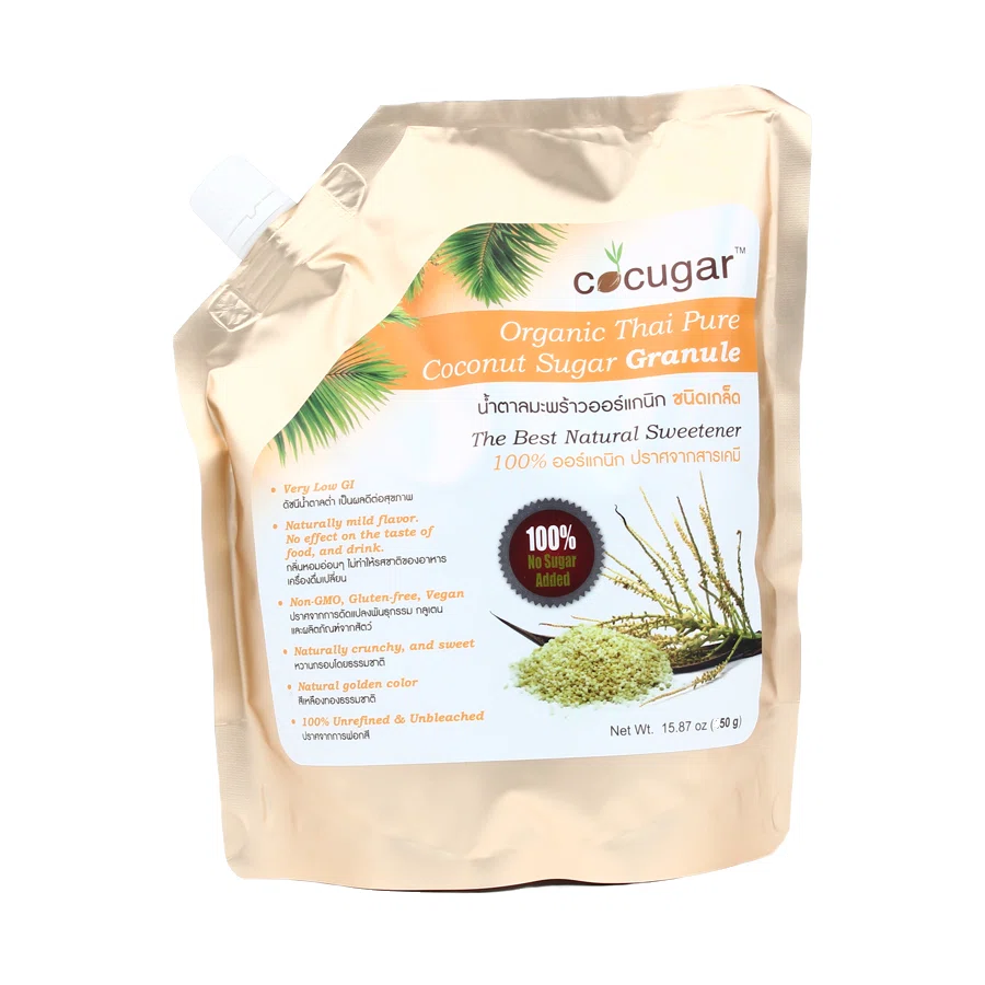 COCUGAR Сахар кокосовый в гранулах 450гр