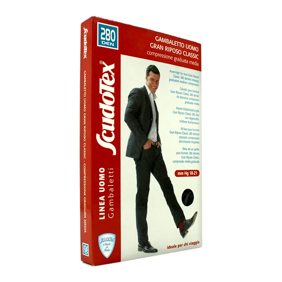 SCUDOTEX Гольфы медицинские 450 NER 1 класс размер 3 черные