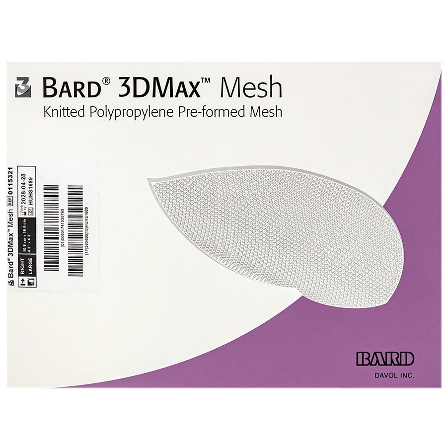 3DMAX LIGHT MESH Имплант-сетка правая 10,8*16см 0115321