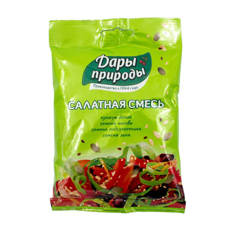 ДАРЫ ПРИРОДЫ Смесь салатная с кунжутом 150 гр