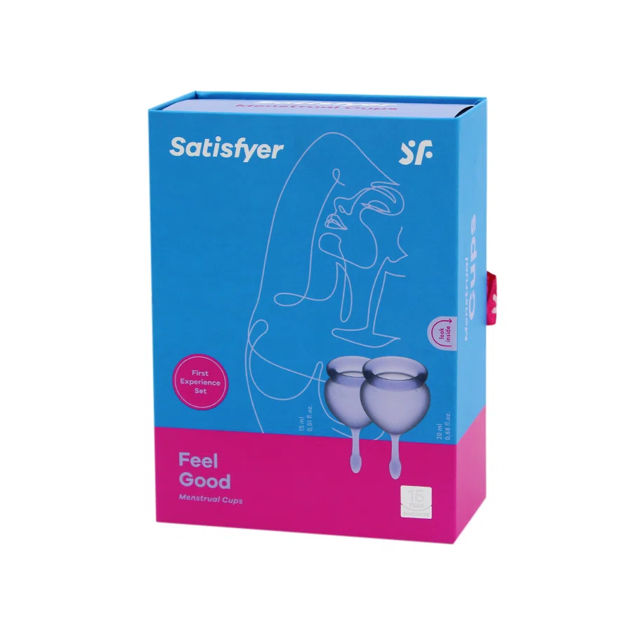 SATISFYER Чаша менструальная Feel Good 2 шт 1763-4 45.5.1 фиолетовый