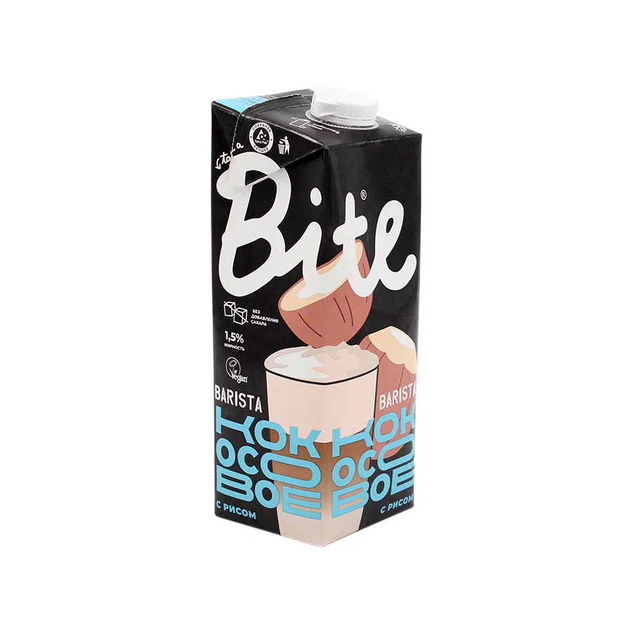BITE Напиток кокосовый с рисом Barista 1л