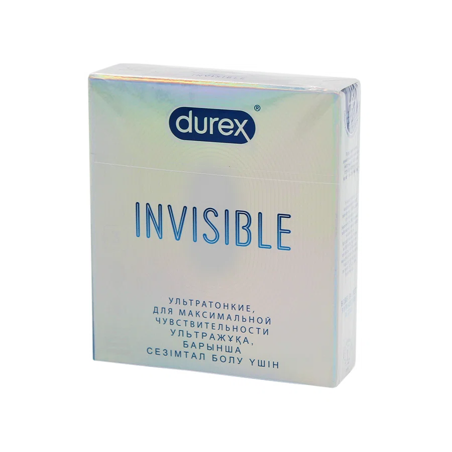 DUREX Презервативы invisible ультратонкие 3шт