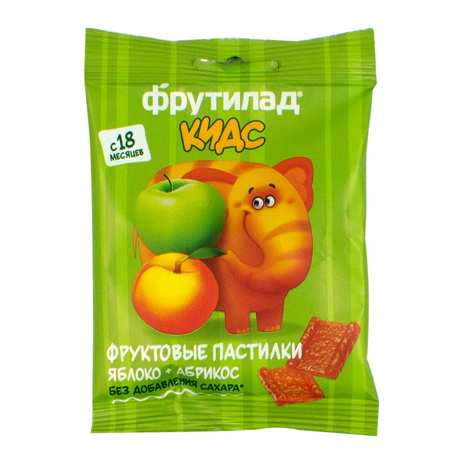 ФРУКТОВАЯ ЭНЕРГИЯ Пастилки ФРУТИЛАД кидс яблоко-абрикос 30гр