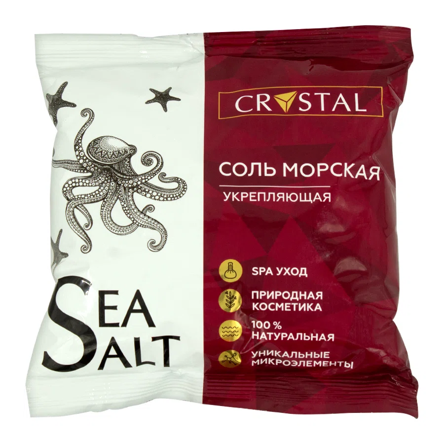 МЕДИКАЛФОРТ CRYSTAL Соль морская  для ванн укрепляющая 1 кг