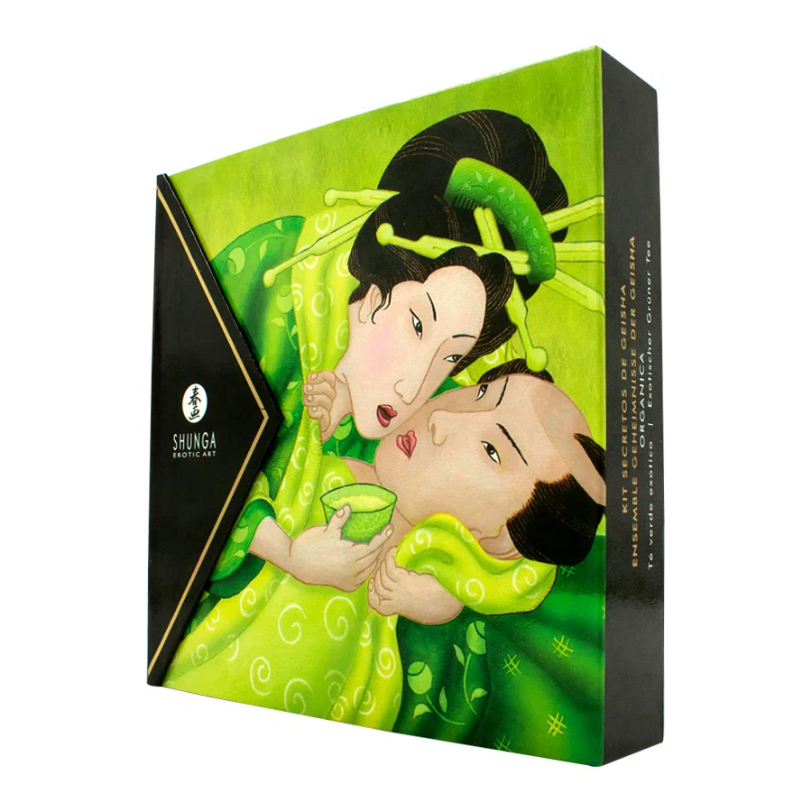 SHUNGA Масло массажноеGeishas Secret kit green tea