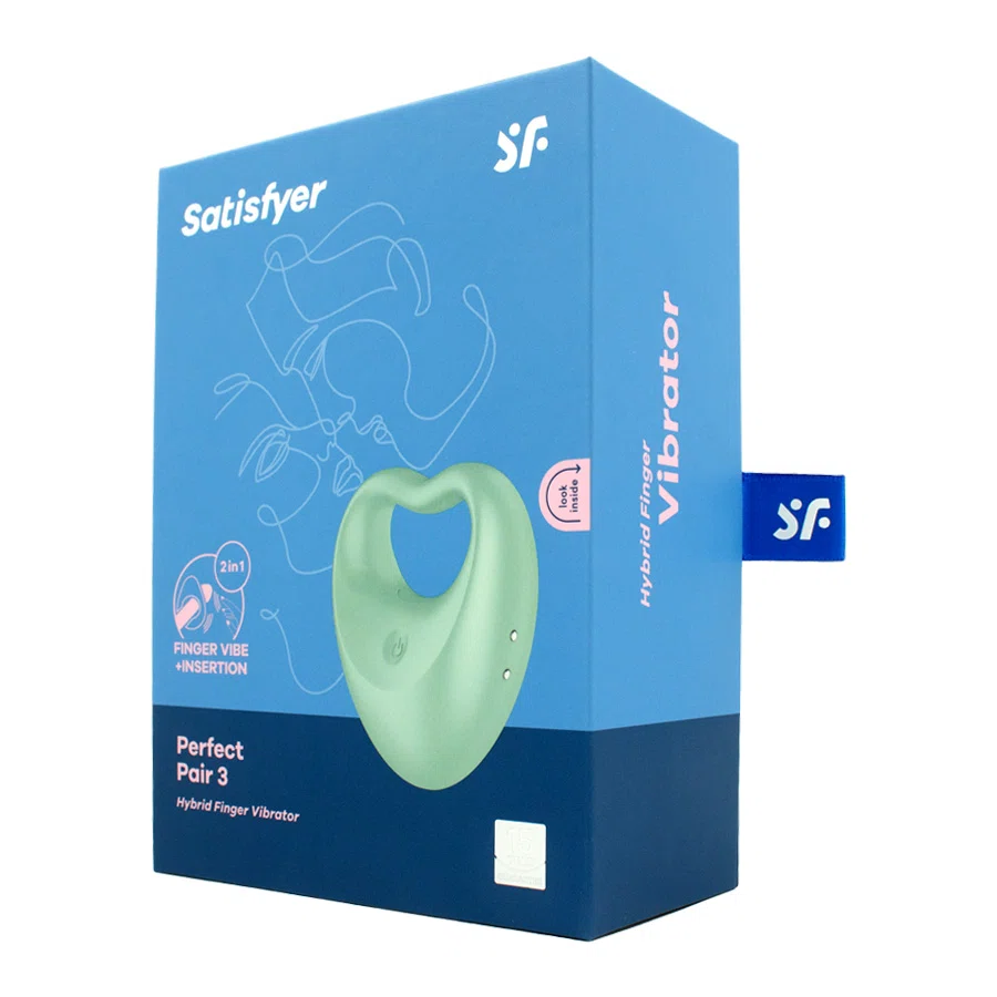 SATISFYER  Вибратор Perfect Pair 3 светло-зелёный