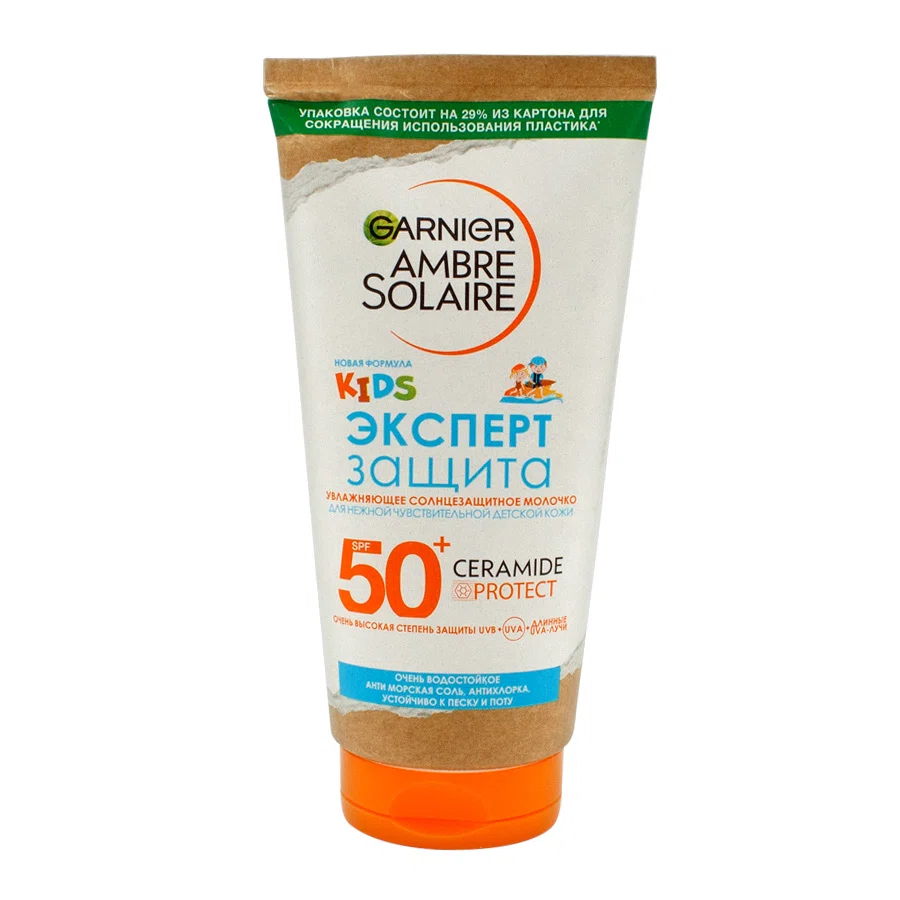 GARNIER RUS AMBRE SOLAIRE Молочко для нежной детской кожи  SPF 50+ 175 мл
