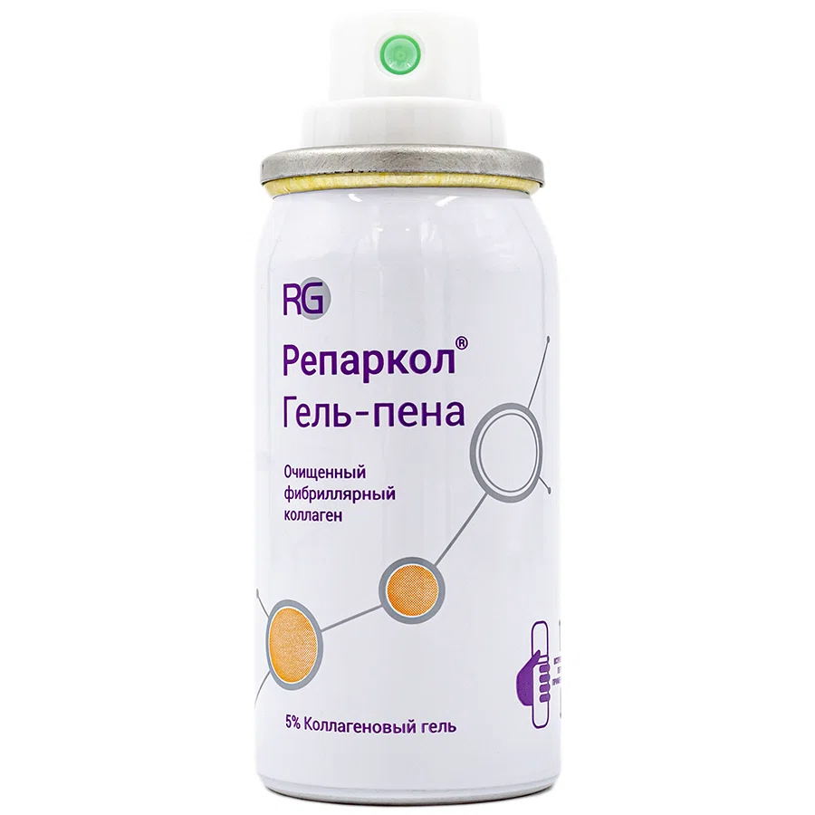 РЕПАРКОЛ ГЕЛЬ-ПЕНА 5% 40 мл  Коллаген