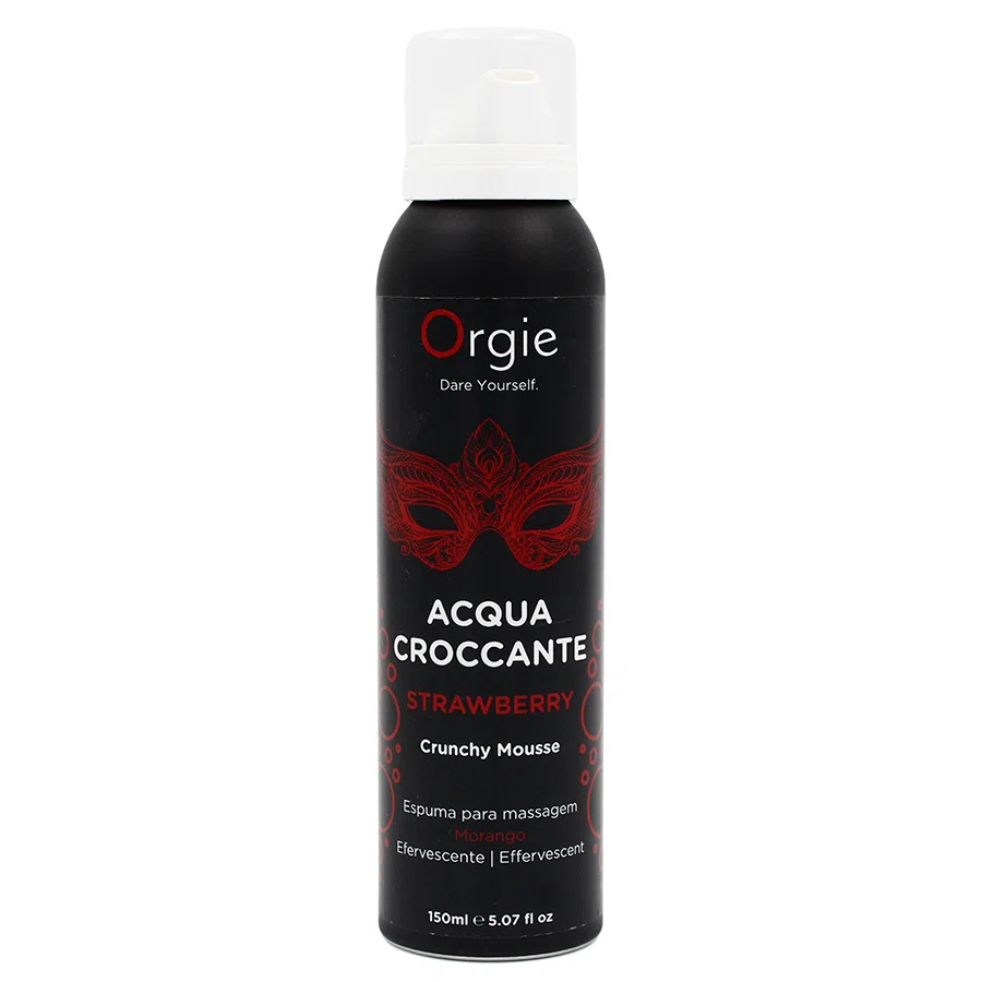ORGIE Acqua Croccante Мусс для массажа, увлажняющий Strawberry 150мл