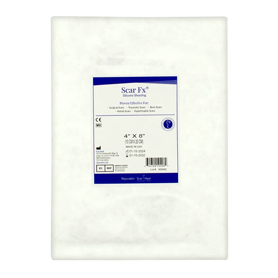 REJUVASKIN Пластина Scar Fx силиконовая 10см*20см в Tyvek упаковке