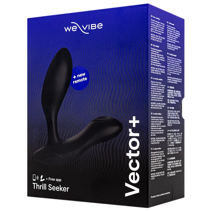 WE-VIBE Массажер Vector+Charcoal Black