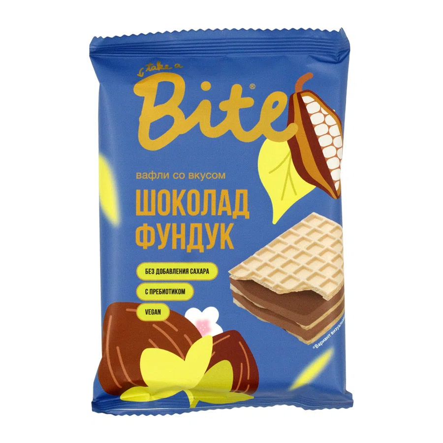 BITEY Вафли Шоколад фундук б/с 30гр