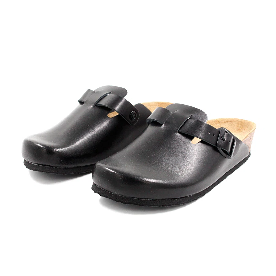 GRUBIN Сабо кожаные женские р40 RIM BLACK 0053580