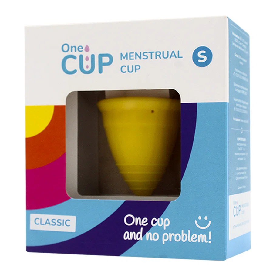 ONECUP Менструальная чаша OneCUP-S Classic желтая