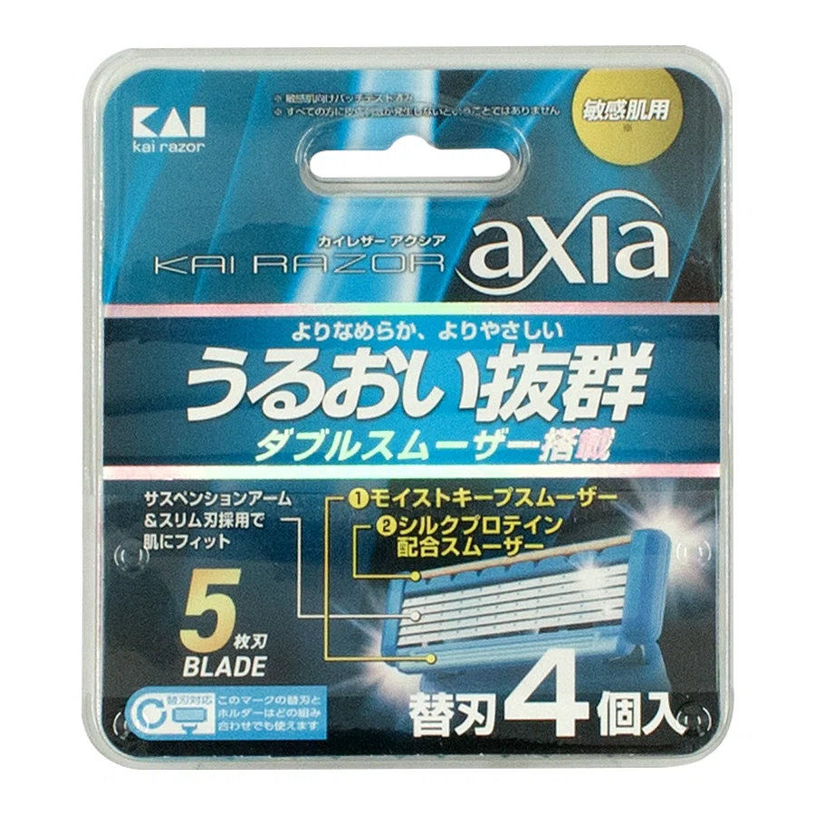 KAI Лезвия сменные AXIA 5 blade 4шт