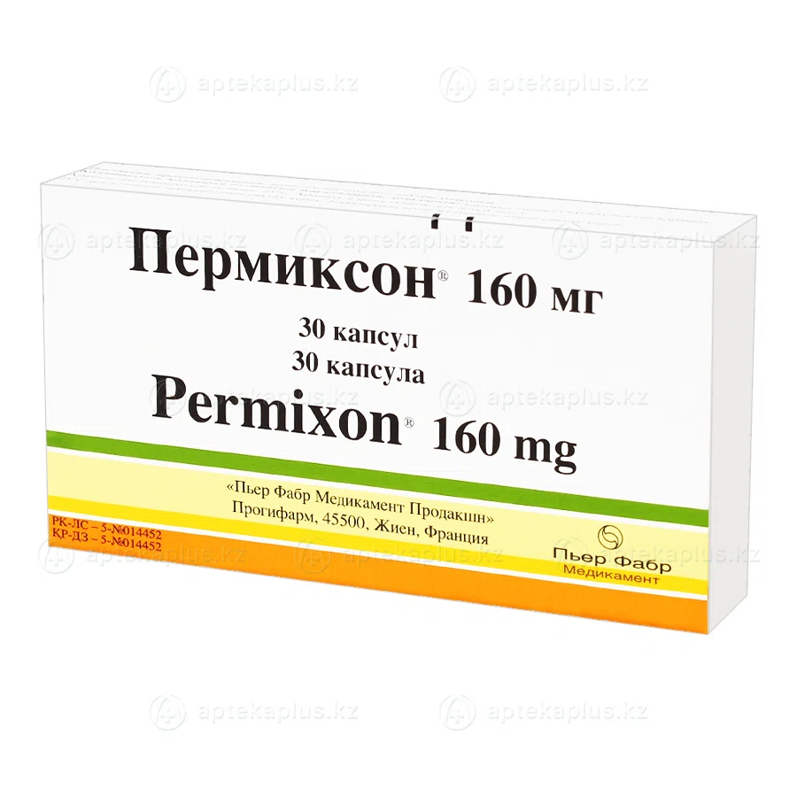 ПЕРМИКСОН 160 мг №30 капс  Пальма Сиреноа