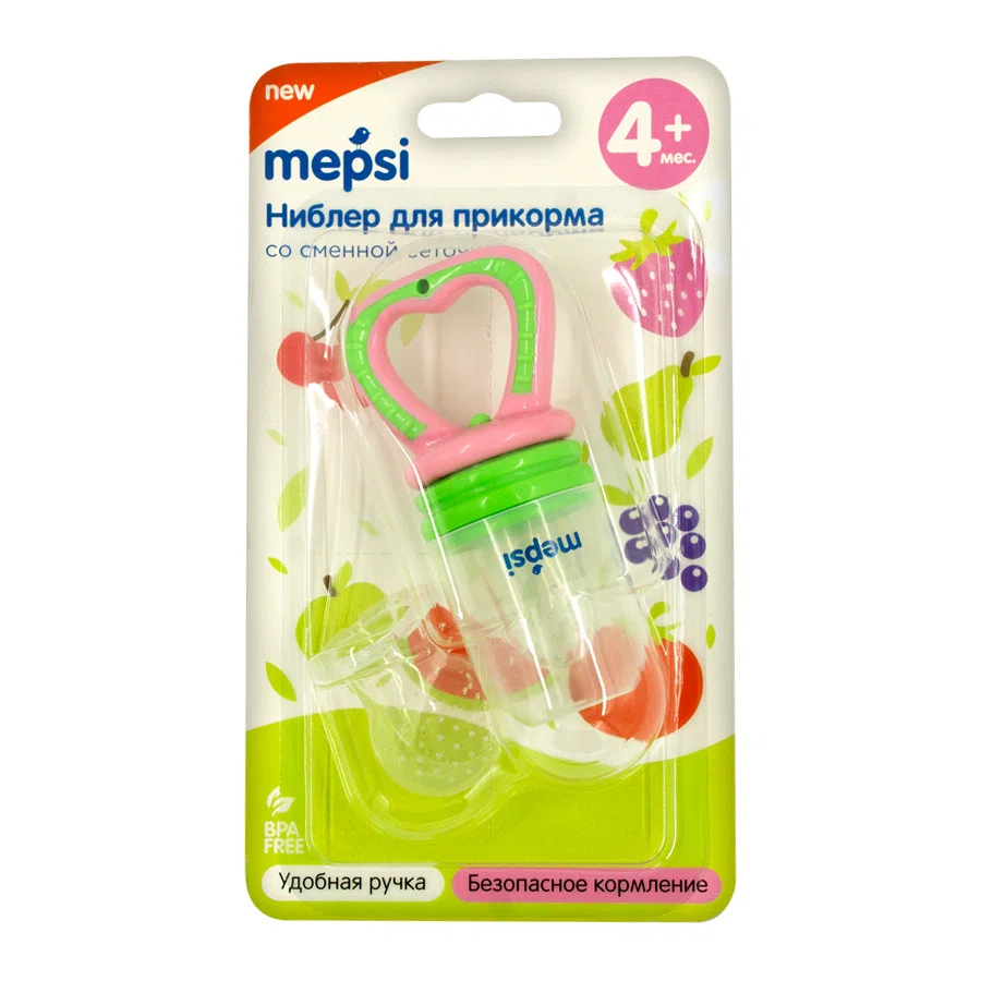 MEPSI Ниблер для прикорма со сменной сеточкой 4+