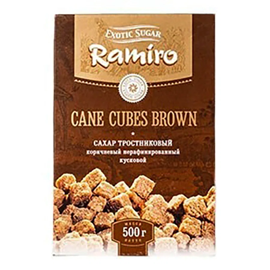 RAMIRO Exotic Sugar Сахар тростниковый коричневый кусковой 500гр