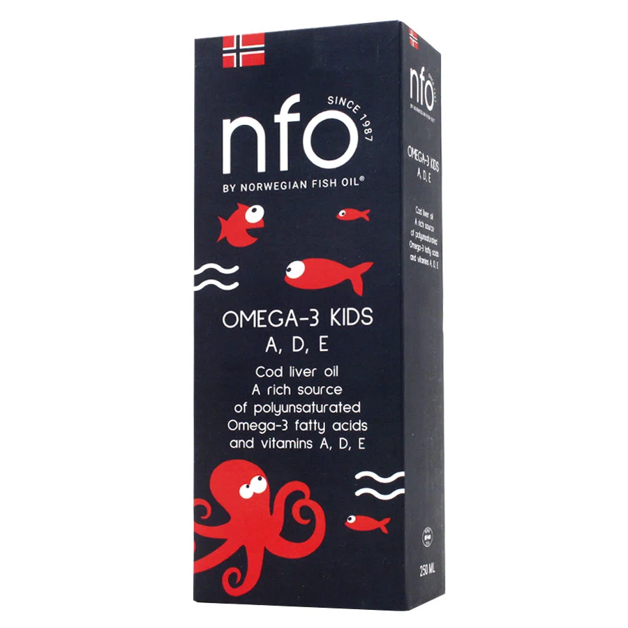 PHARMATECH AS NORVEGIAN БАД Фиш Ойл Омега-3 Cod liver KIDS  250мл