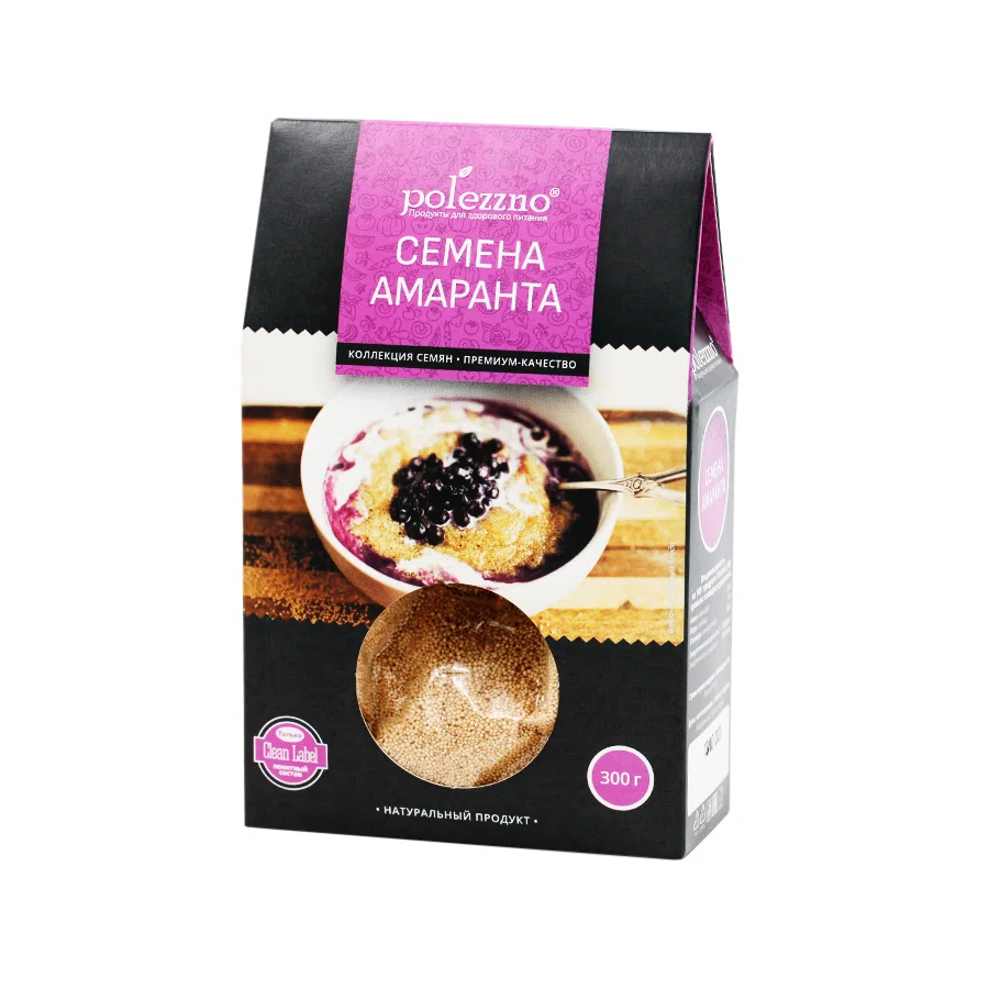 ПОЛЕЗЗНО CLEAN LABEL Семена Амаранта 300гр