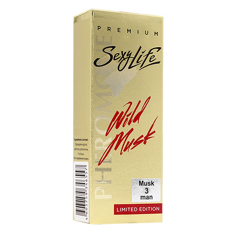 SEXY LIFE Духи мужские с феромонами и мускусом Wild Musk 10мл №3