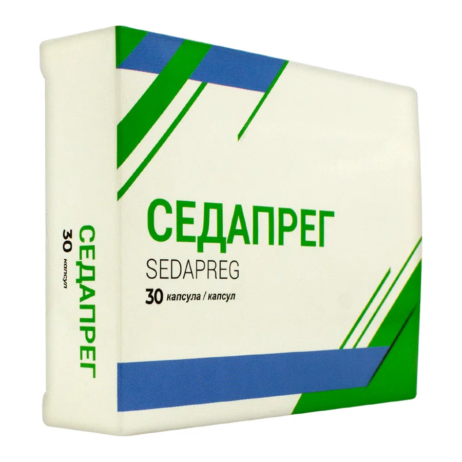 СЕДАПРЕГ №30 капс  Мелисса/Карбонат магния/Центелла/Ромашка/В1/В6
