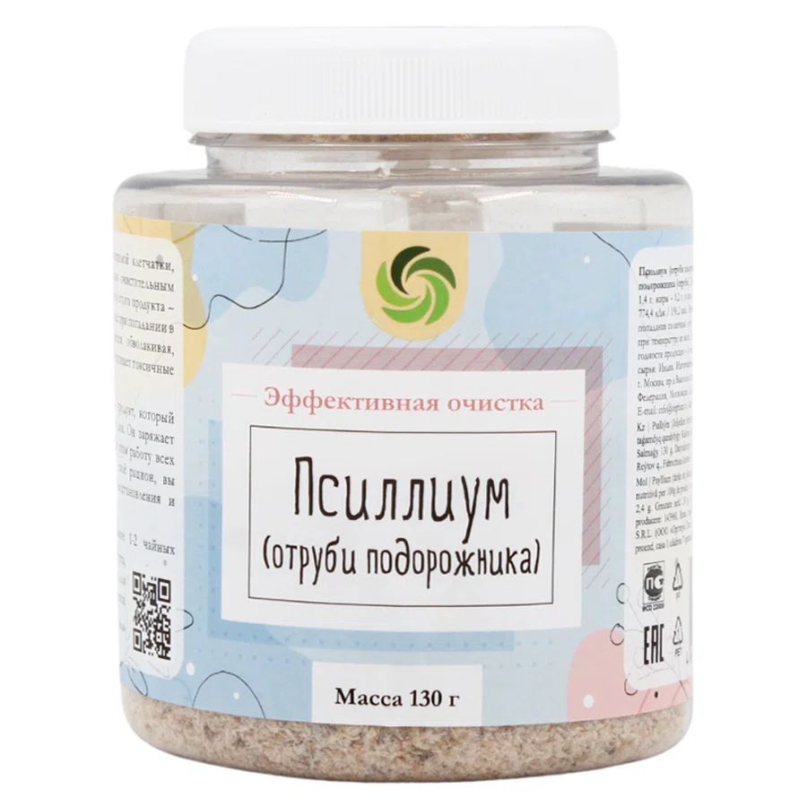 ОРГТИУМ ПЛЮС Псиллиум (Отруби подорожника) 130гр банка