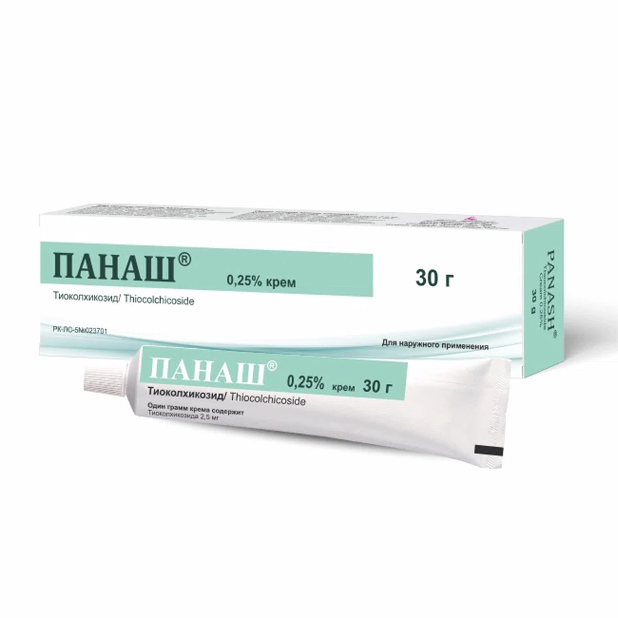 ПАНАШ 0,25% 30 г Крем  Тиоколхикозид