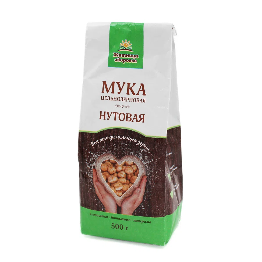 ЖИТНИЦА ЗДОРОВЬЯ Мука нутовая цельнозерновая 500гр
