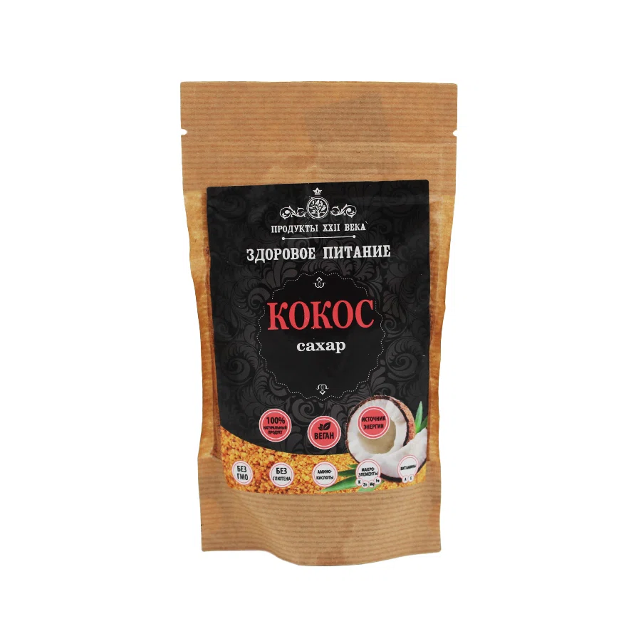 ПРОДУКТЫ XXI ВЕКА Сахар кокос дой пак 100гр