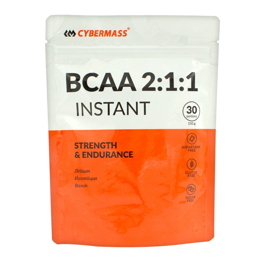 CYBERMASS Бад BCAA 2:1:1 Instant апельсин 150г