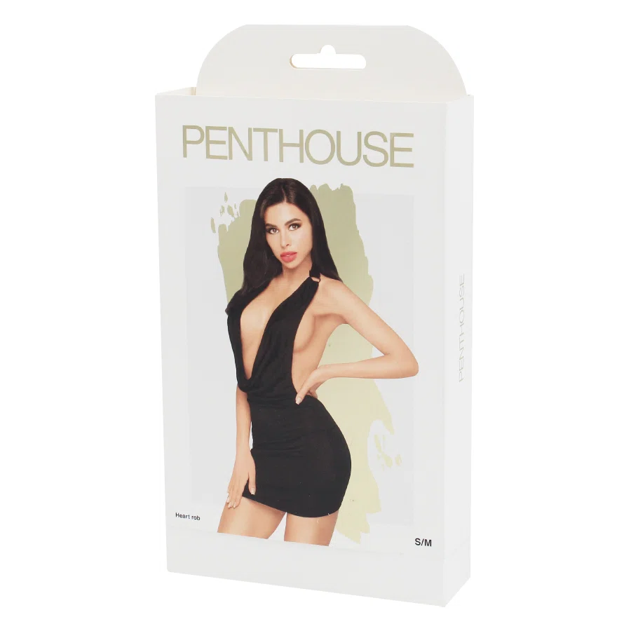 PENTHOUSE Бельё Heart rob черный S/M