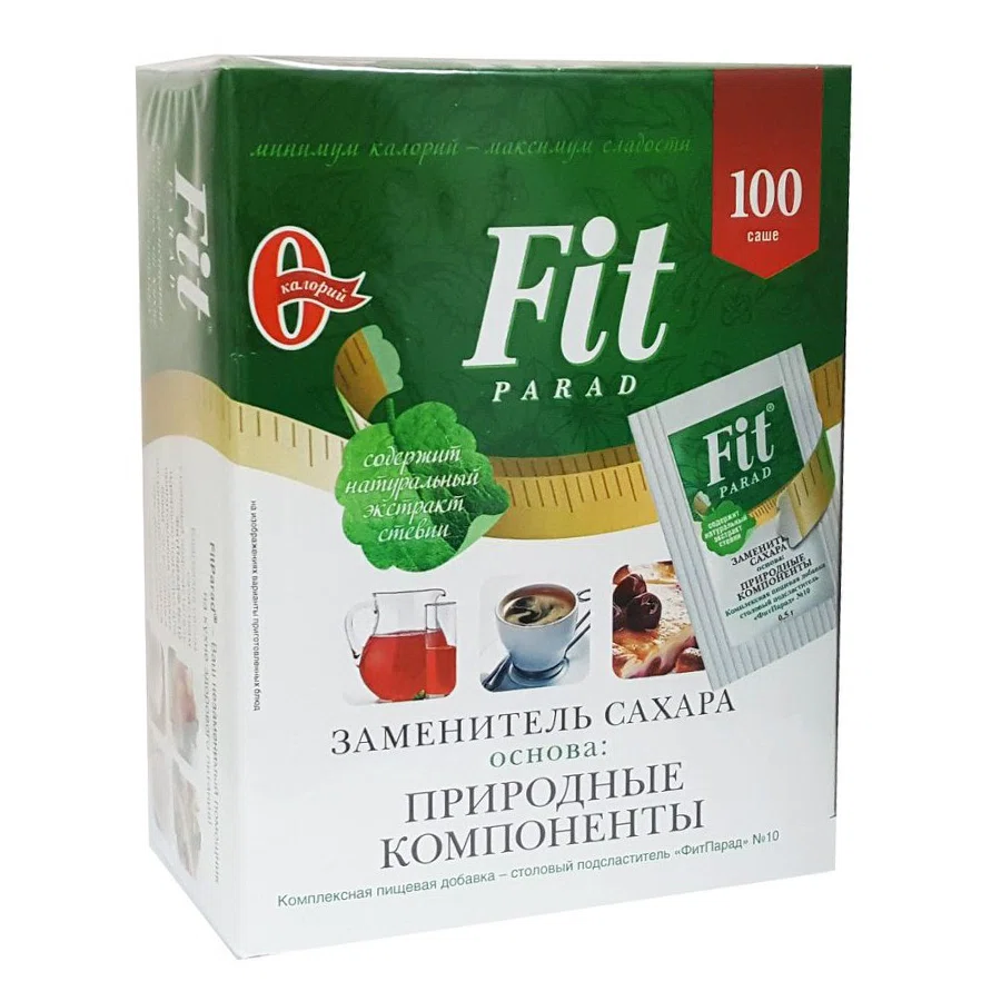 FIT PARAD Заменитель сахара №10 100саше