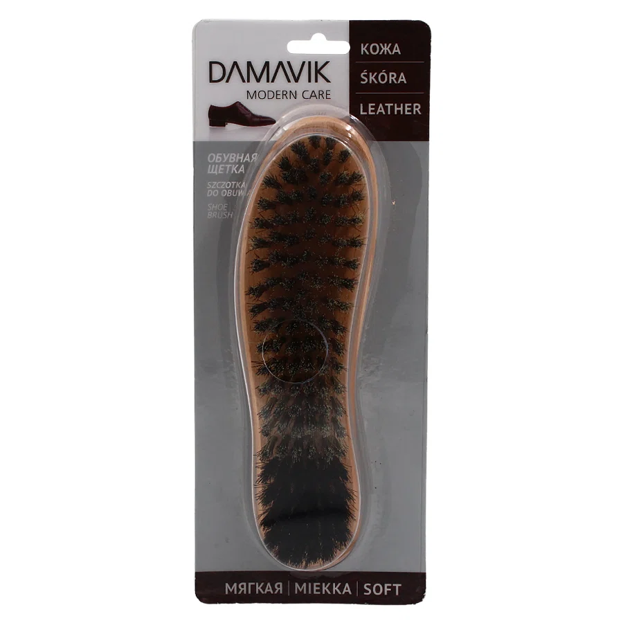 DAMAVIK Щетка обувная для кожи мягкая
