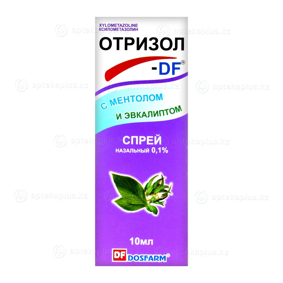 ОТРИЗОЛ-DF 0,1% 10 мл спрей Ментол/Эвкалипт