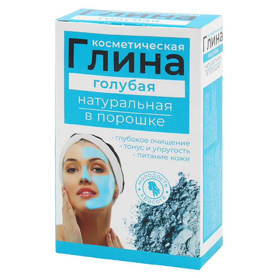 МЕДИКОМЕД Глина голубая натуральная в порошке 100гр