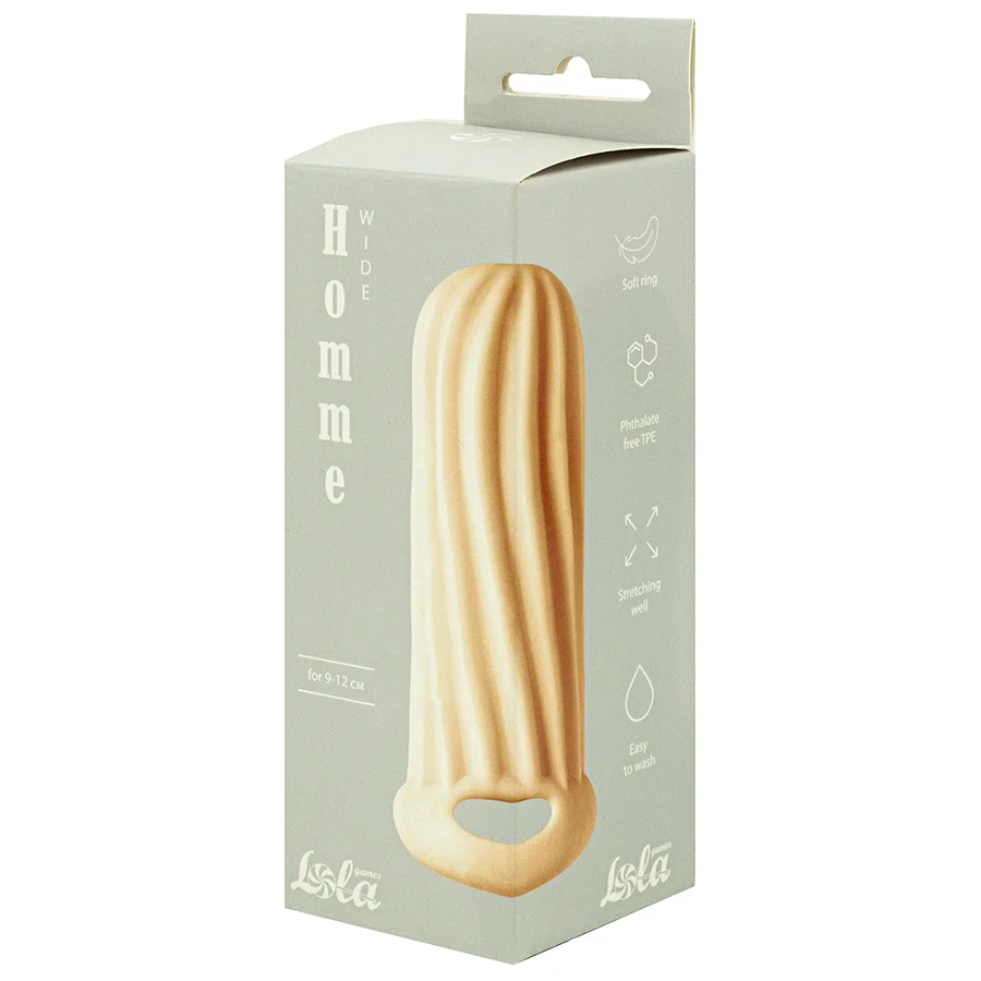 LOLA GAMES Фаллоудлинитель Homme Wide Flesh для 9-12см