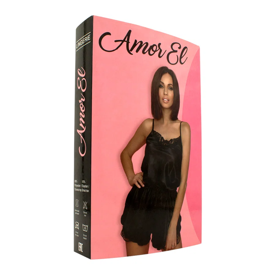 AMOR EL Комплект атласный для сна S/M