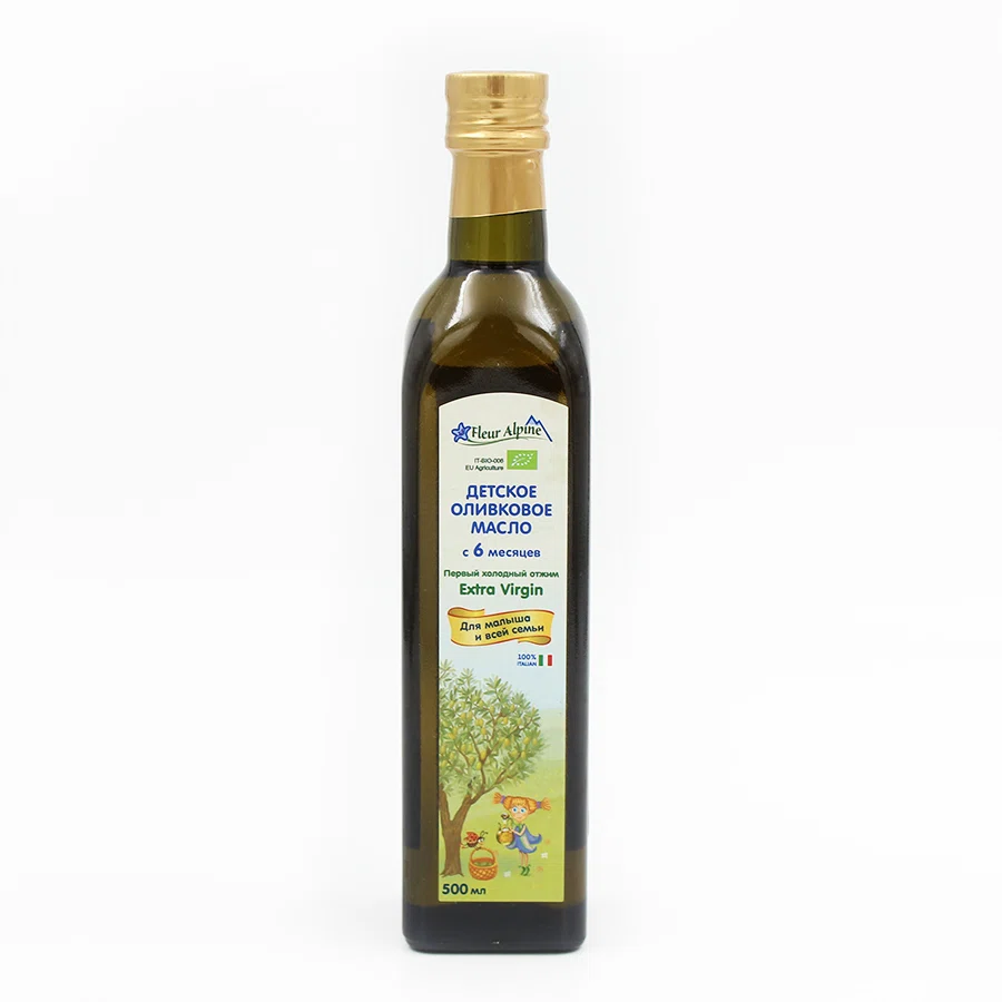 FLEUR ALPINE Масло Оливковое детское 6 месяцев+ 500мл