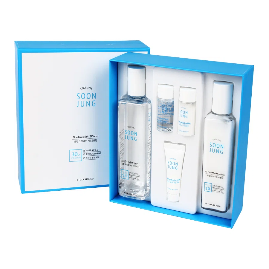 ETUDE HOUSE SOON JUNG Набор по уходу за чувствительной кожей SKIN CARE SET