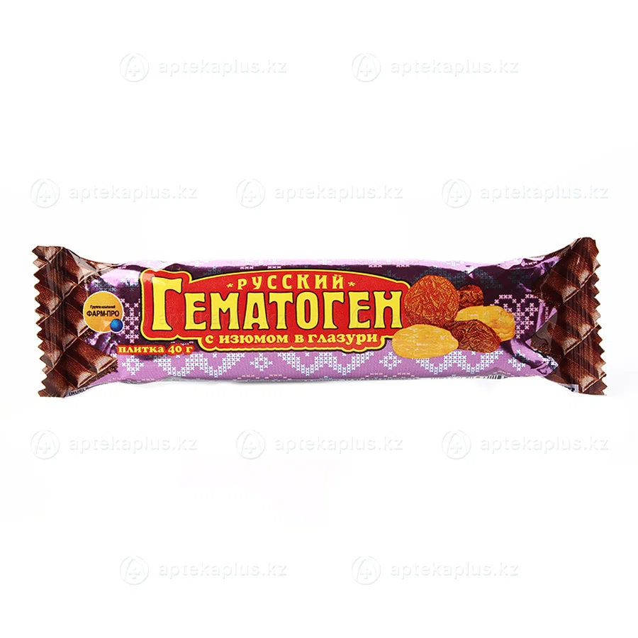 ГЕМАТОГЕН ИЗЮМ В ШОКОЛАДЕ 40 г