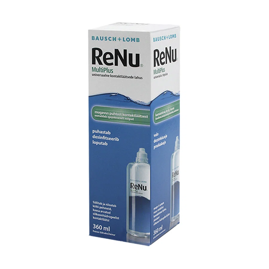 RENU Multi Plus Раствор для линз Bausch + Lomb, 360мл.