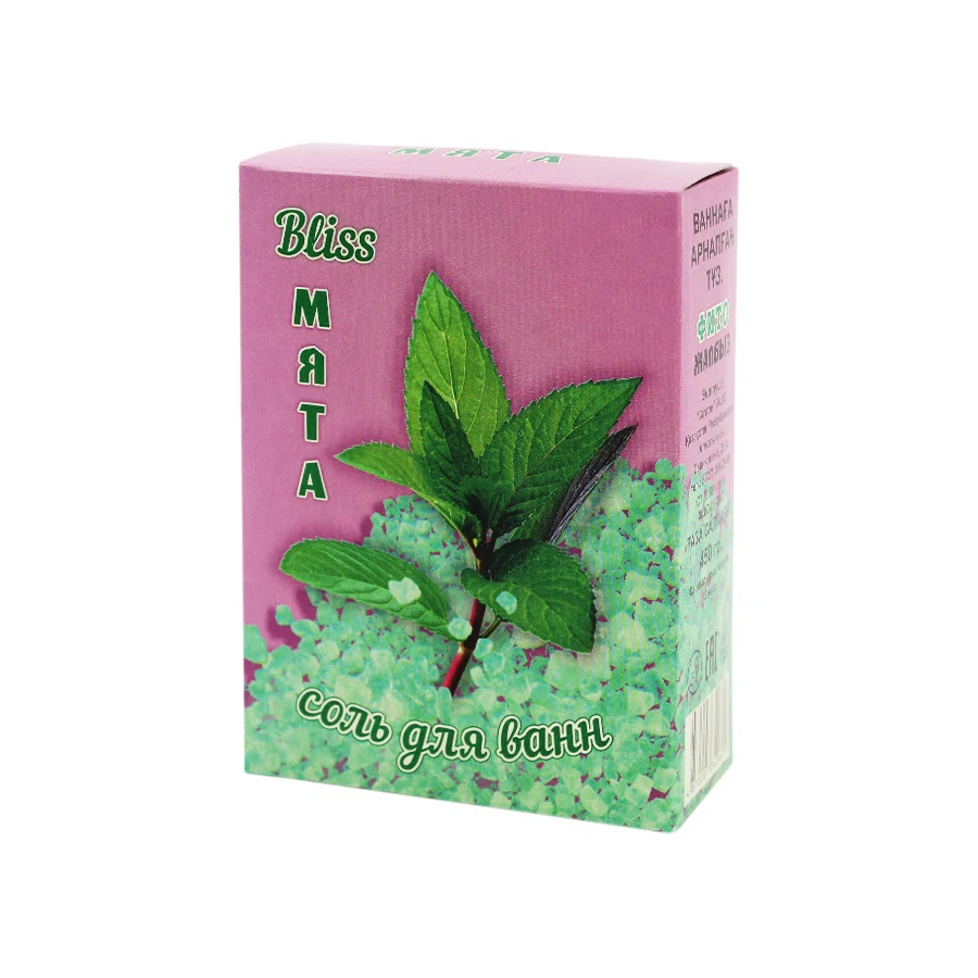 BLISS Соль для ванны, мята 450гр