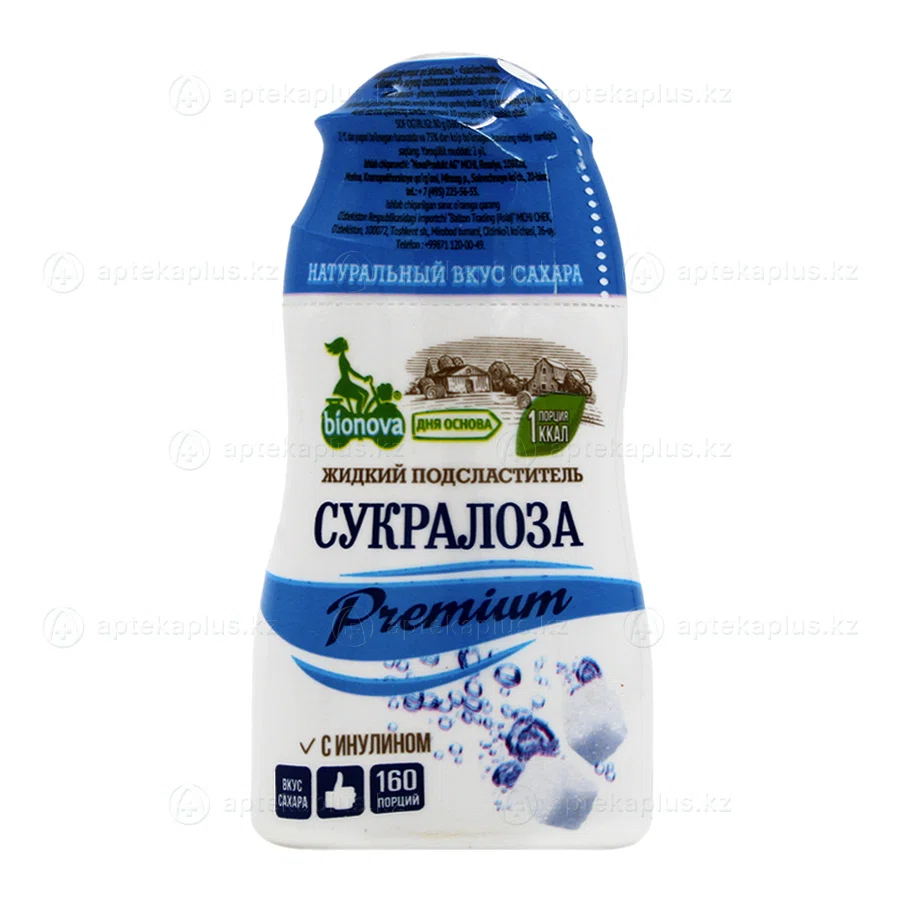 БИОНОВА Подсластитель жидкий Сукралоза Premium 80г