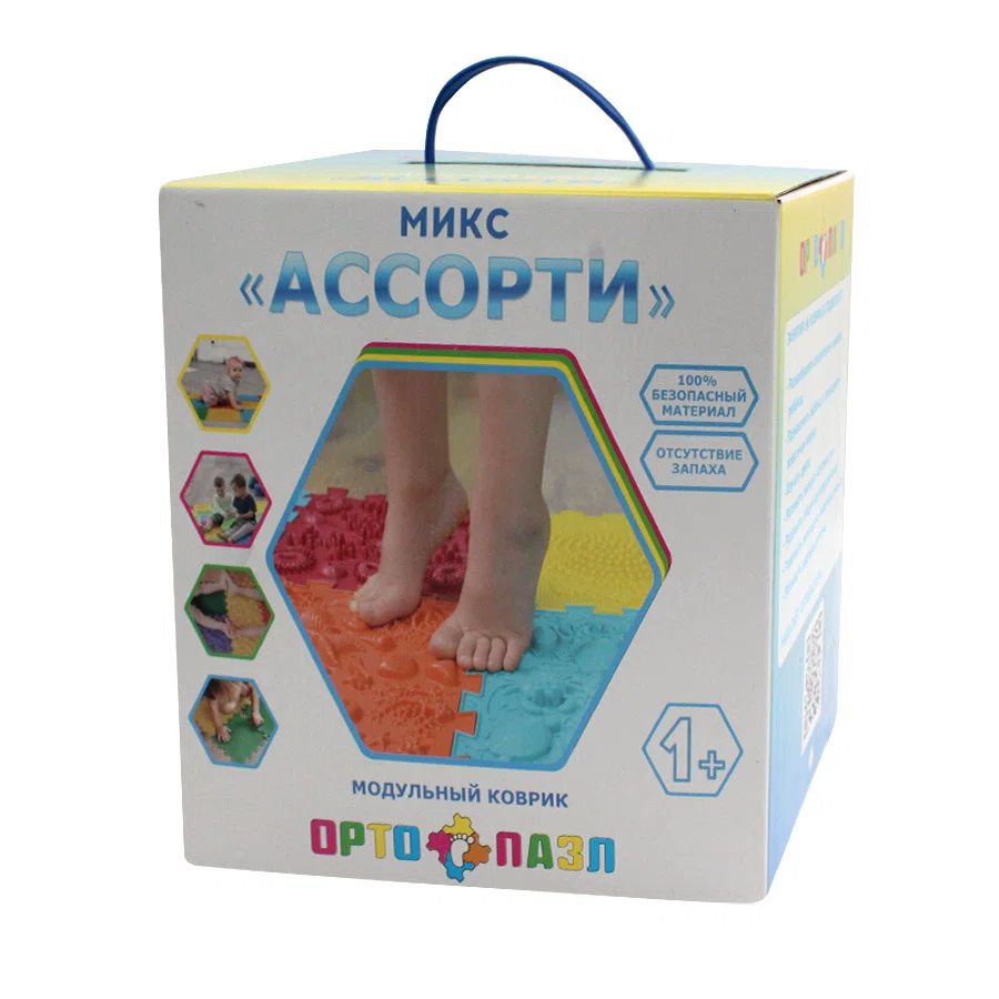 ОРТО ПАЗЛ Коврик модульный Микс Ассорти