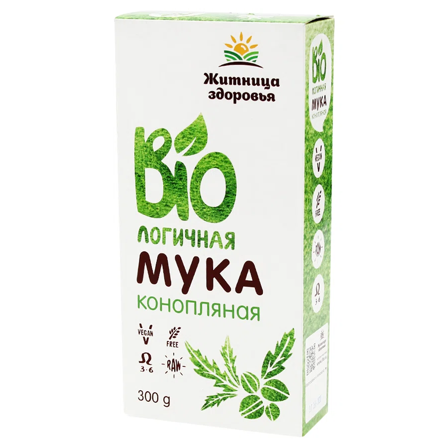 ЖИТНИЦА ЗДОРОВЬЯ Мука конопляная 300гр