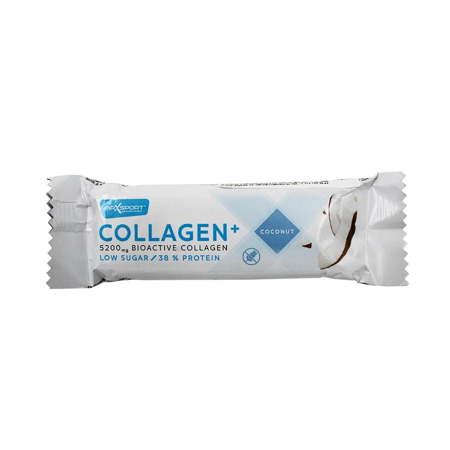 MAXSPORT Батончик протеиновый Collagen кокос 40 гр